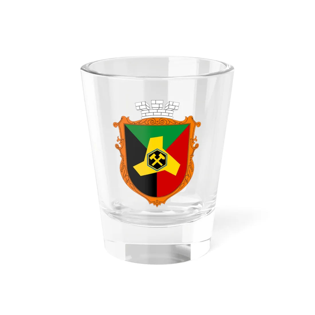 UKR Toretsk UHT (Ukraine) (Coat of Arms) Shot Glass 1.5oz 1.5oz - Go Mug Yourself
