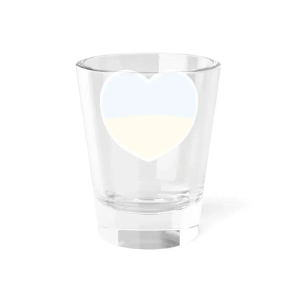 Ukraine 1917-1921 1991-1992 flag heart white (Ukraine) Shot Glass 1.5oz - Go Mug Yourself