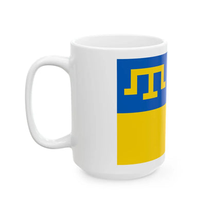 Ukraine and Crimean Tatar (Russia) White Coffee Mug - Go Mug Yourself