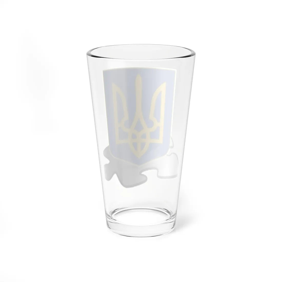 Ukraine COA template (Ukraine) (Coat of Arms) Pint Glass 16oz - Go Mug Yourself