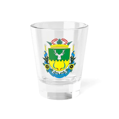 Герб Александровского района (Ukraine) (Coat of Arms) Shot Glass 1.5oz 1.5oz - Go Mug Yourself