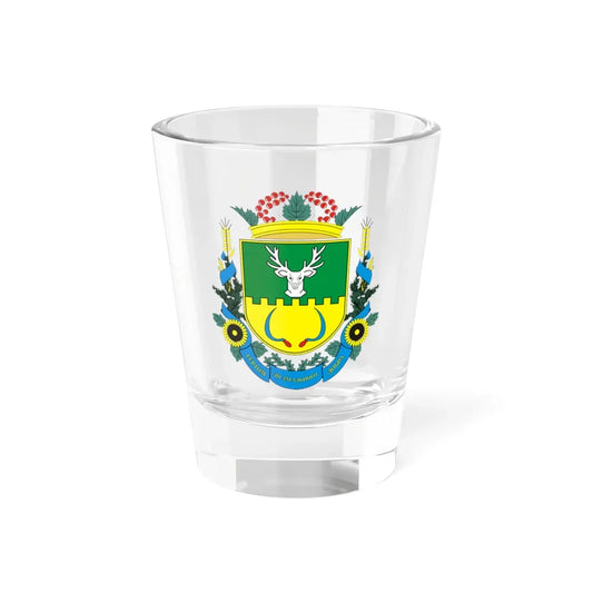 Герб Александровского района (Ukraine) (Coat of Arms) Shot Glass 1.5oz 1.5oz - Go Mug Yourself
