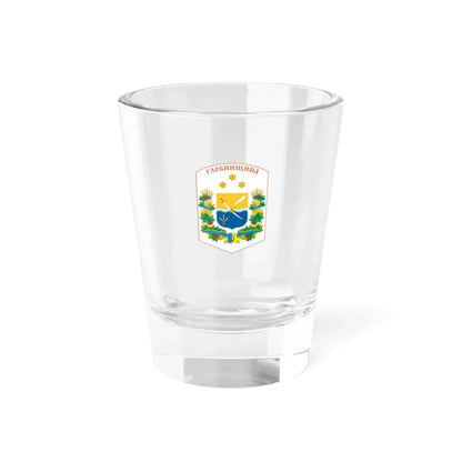 Греб глобинского района (Ukraine) (Coat of Arms) Shot Glass 1.5oz 1.5oz - Go Mug Yourself