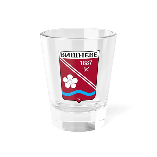 Герб Вишневе СРСР (Ukraine) (Coat of Arms) Shot Glass 1.5oz 1.5oz - Go Mug Yourself