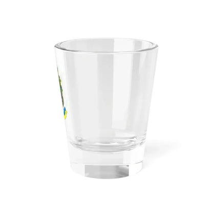Герб Кременчуцкого района (Ukraine) (Coat of Arms) Shot Glass 1.5oz - Go Mug Yourself