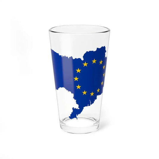 Ukraine EU with the Russian-occupied territories omitted (Ukraine) Pint Glass 16oz 16oz - Go Mug Yourself