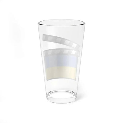 Ukraine film clapperboard (Ukraine) Pint Glass 16oz - Go Mug Yourself
