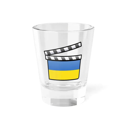Ukraine film clapperboard (Ukraine) Shot Glass 1.5oz 1.5oz - Go Mug Yourself