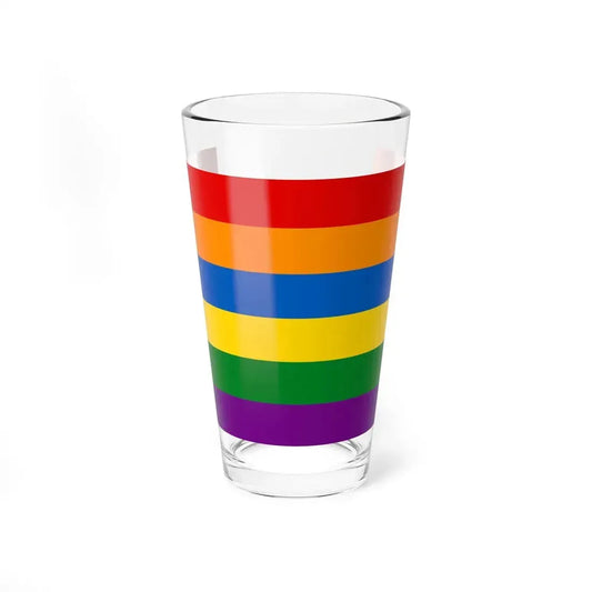 Ukraine Gay flag (Ukraine) Pint Glass 16oz 16oz - Go Mug Yourself