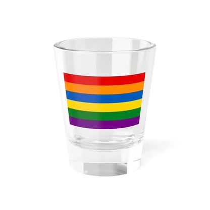 Ukraine Gay flag (Ukraine) Shot Glass 1.5oz 1.5oz - Go Mug Yourself