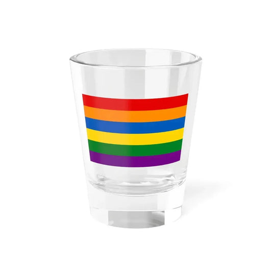 Ukraine Gay flag (Ukraine) Shot Glass 1.5oz 1.5oz - Go Mug Yourself
