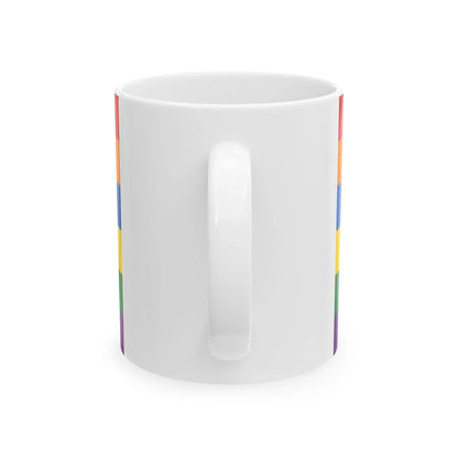 Ukraine Gay flag (Ukraine) White Coffee Mug - Go Mug Yourself
