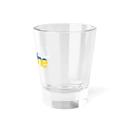 Ukraine name with flag colors - English (Ukraine) Shot Glass 1.5oz - Go Mug Yourself