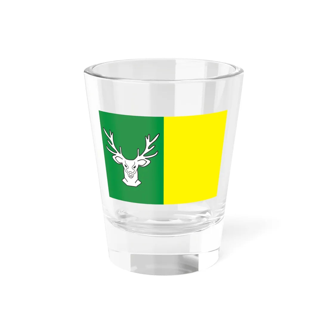 Александровскии раион флаг (Ukraine) Shot Glass 1.5oz 1.5oz - Go Mug Yourself