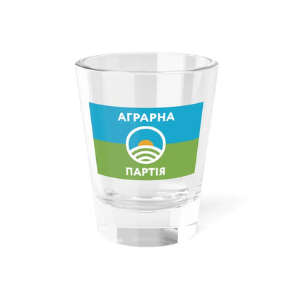 Прапор Аграрноі партіі (Ukraine) Shot Glass 1.5oz 1.5oz - Go Mug Yourself