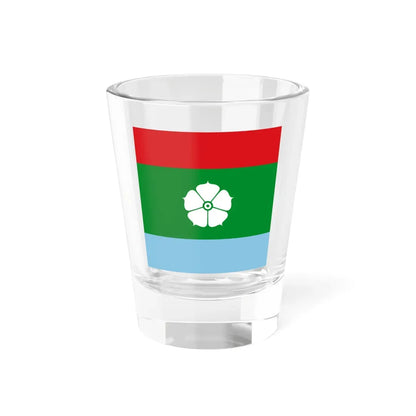 Прапор міста Деражне Рівненська (Ukraine) Shot Glass 1.5oz 1.5oz - Go Mug Yourself
