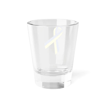 Ukrainian Blue-Yellow ribbon (Ukraine) Shot Glass 1.5oz - Go Mug Yourself