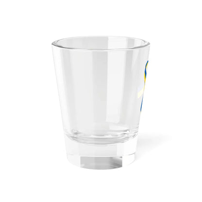 Ukrainian Blue-Yellow ribbon (Ukraine) Shot Glass 1.5oz - Go Mug Yourself