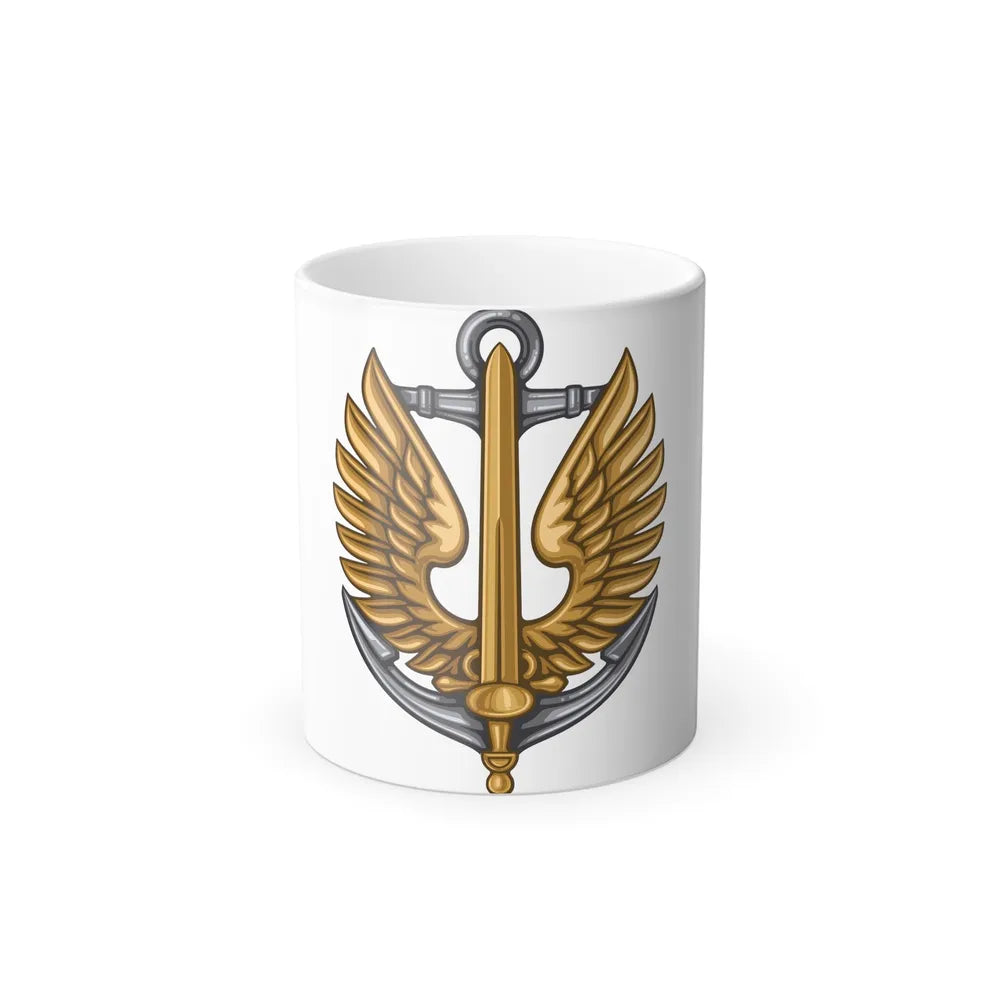 Ukrainian Naval Infantry (Ukraine) Color Changing Mug 11oz-11oz-Go Mug Yourself