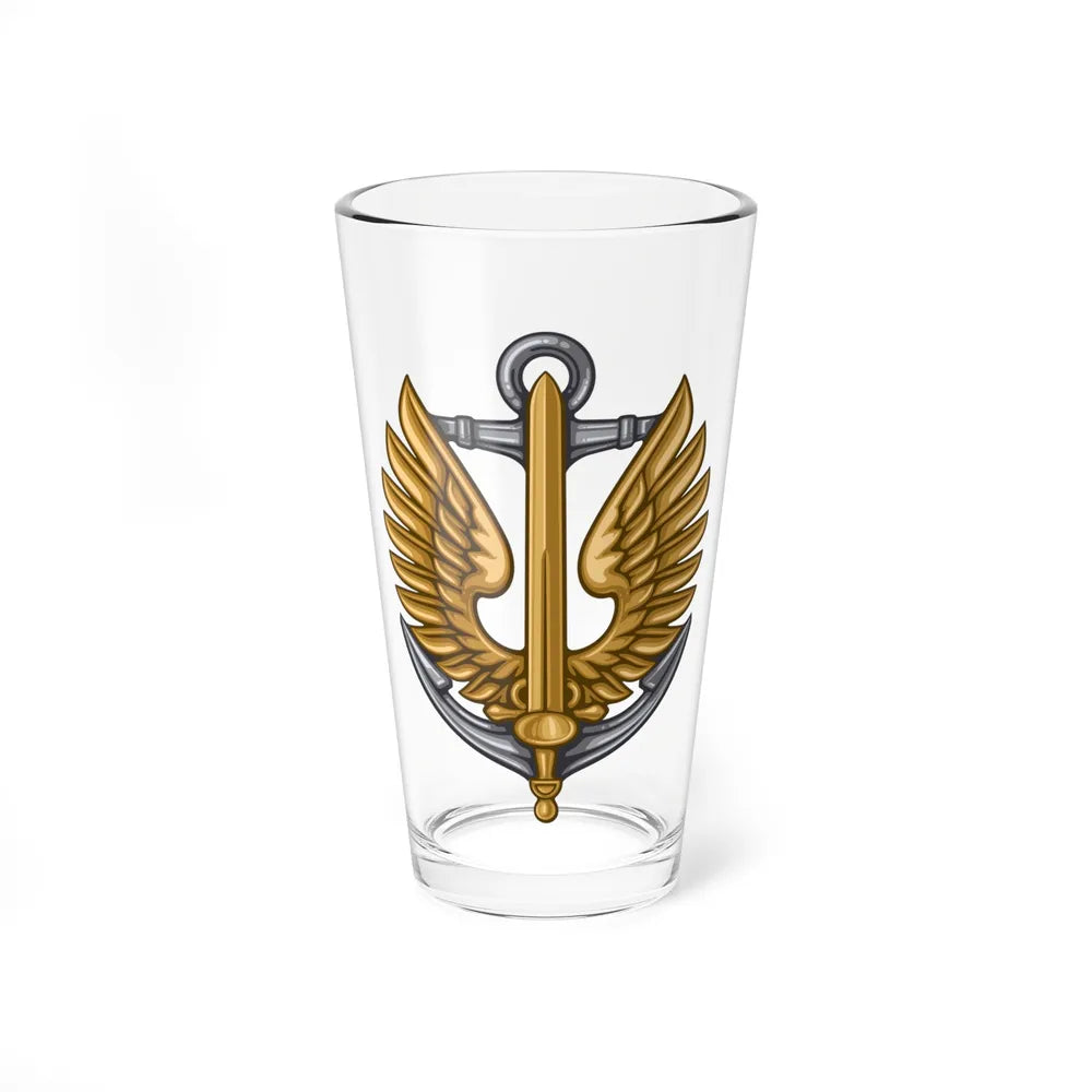 Ukrainian Naval Infantry (Ukraine) Pint Glass 16oz-16oz-Go Mug Yourself