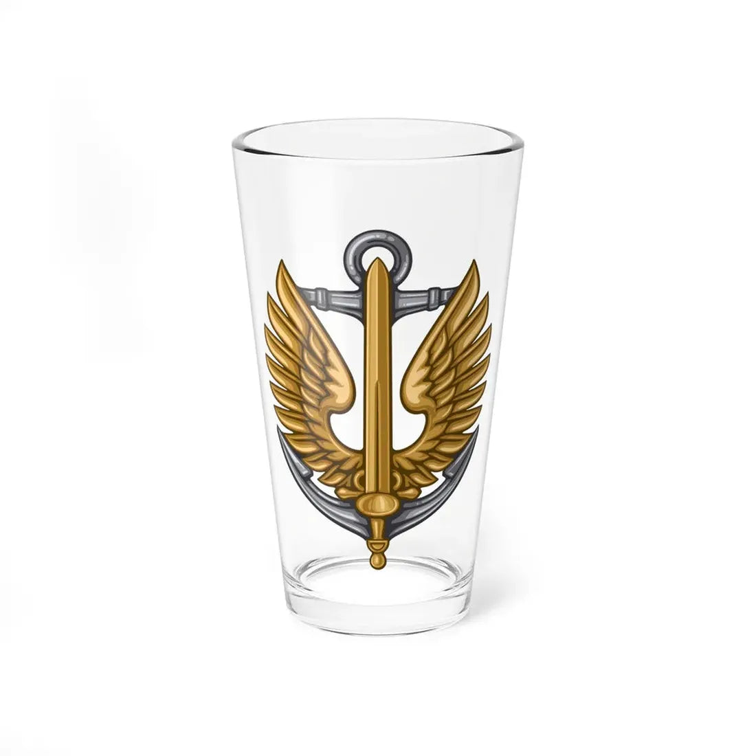 Ukrainian Naval Infantry (Ukraine) Pint Glass 16oz 16oz - Go Mug Yourself