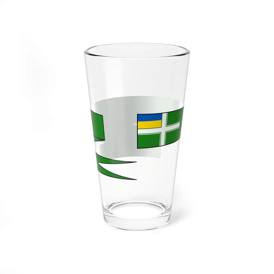 Ukrainian Navy Pennant of Coast Guard (Ukraine) Pint Glass 16oz - Go Mug Yourself