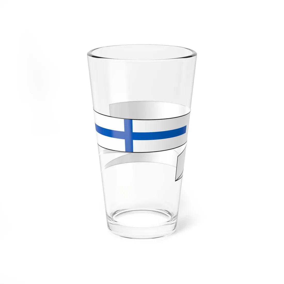 Ukrainian Navy Pennant (Ukraine) Pint Glass 16oz - Go Mug Yourself