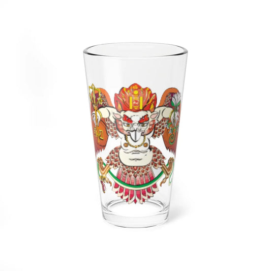 Ulaanbaatar Khangardi (Mongolia) (Coat of Arms) Pint Glass 16oz 16oz - Go Mug Yourself