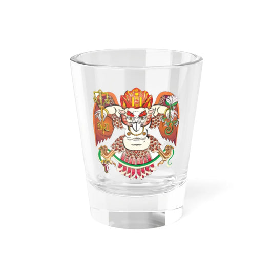 Ulaanbaatar Khangardi (Mongolia) (Coat of Arms) Shot Glass 1.5oz 1.5oz - Go Mug Yourself