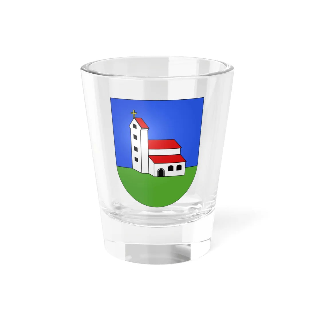 Ulmiz-coat of arms (Switzerland) (Coat of Arms) Shot Glass 1.5oz 1.5oz - Go Mug Yourself