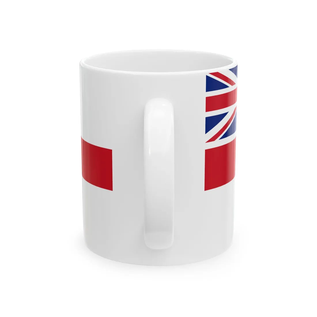 Ulster Banner Tudor Crown version with Union Jack (Ireland) White Coffee Mug - Go Mug Yourself
