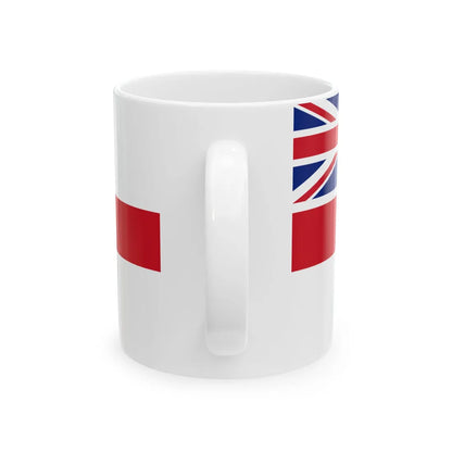 Ulster Banner Tudor Crown version with Union Jack (Ireland) White Coffee Mug - Go Mug Yourself
