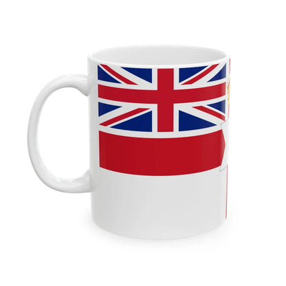 Ulster Banner Tudor Crown version with Union Jack (Ireland) White Coffee Mug - Go Mug Yourself