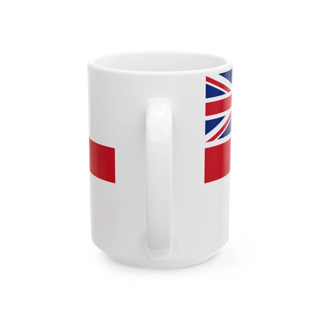 Ulster Banner Tudor Crown version with Union Jack (Ireland) White Coffee Mug - Go Mug Yourself
