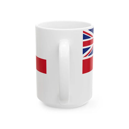 Ulster Banner Tudor Crown version with Union Jack (Ireland) White Coffee Mug - Go Mug Yourself