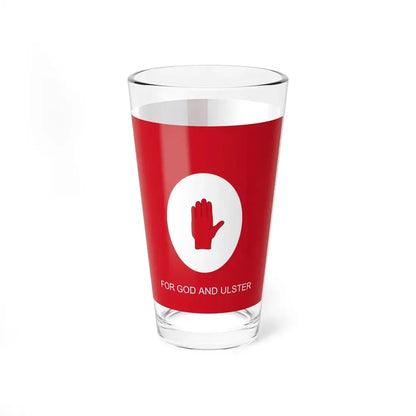 Ulster loyalist flag (Ireland) Pint Glass 16oz - Go Mug Yourself