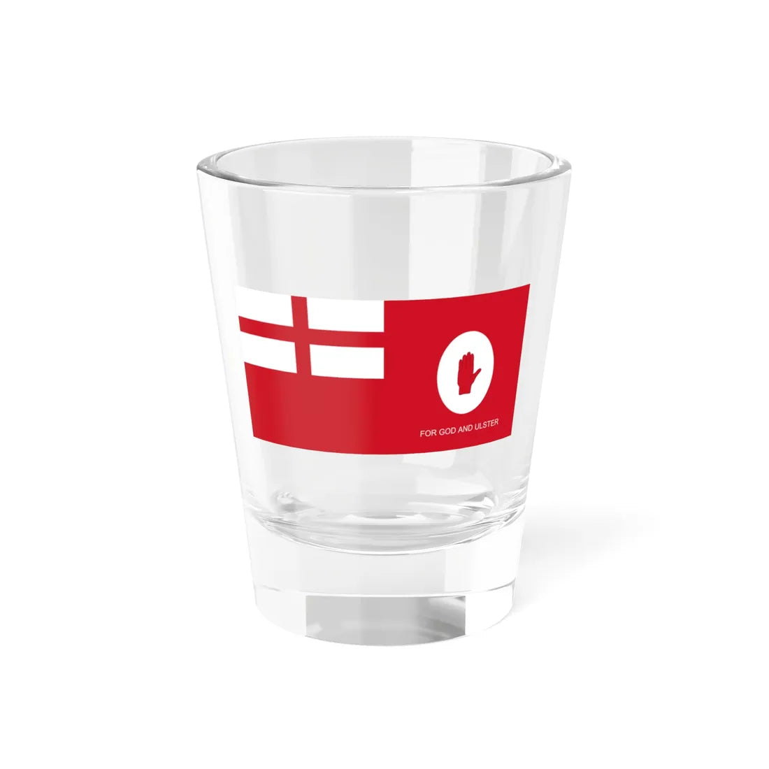 Ulster loyalist flag (Ireland) Shot Glass 1.5oz 1.5oz - Go Mug Yourself