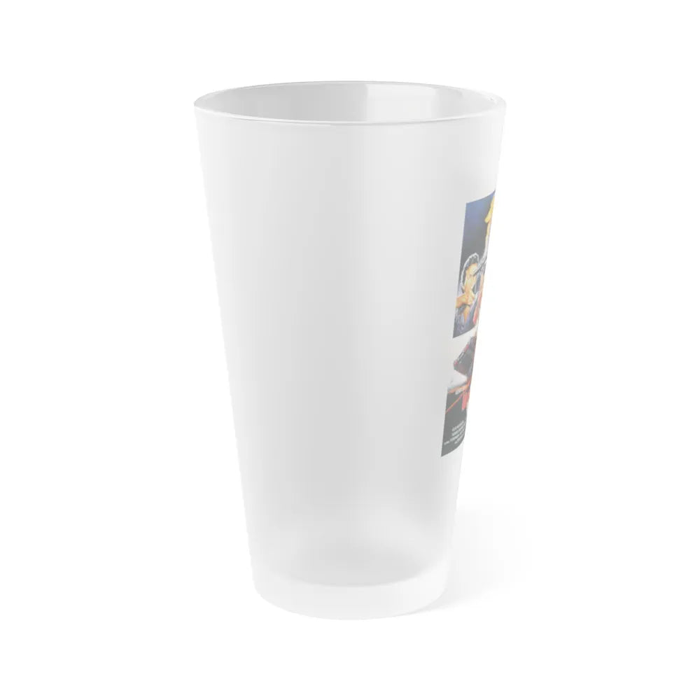 ULTRA FORCE 1 1989 Movie Poster - Frosted Pint Glass 16oz-Go Mug Yourself