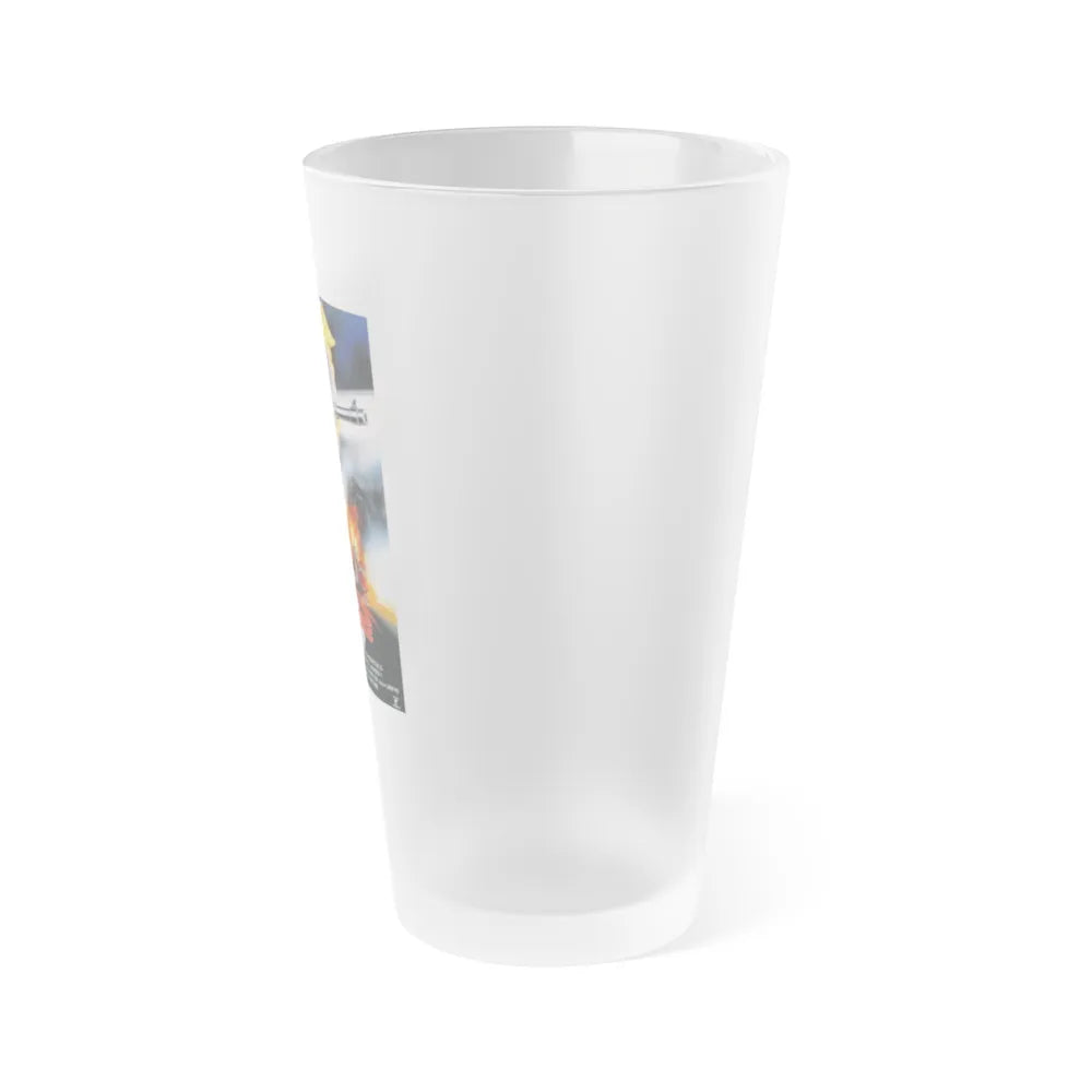 ULTRA FORCE 1 1989 Movie Poster - Frosted Pint Glass 16oz-Go Mug Yourself