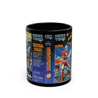 ULTRA MAN (VHS COVER) - Black Coffee Mug-11oz-Go Mug Yourself