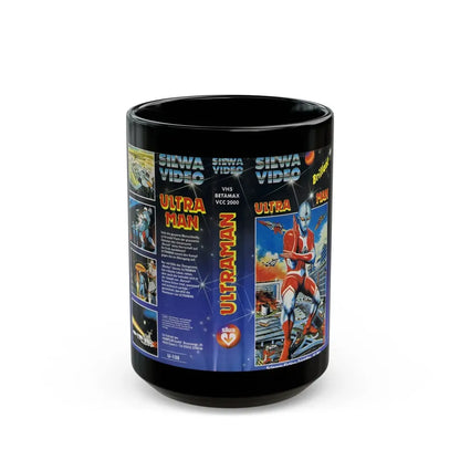 ULTRA MAN (VHS COVER) - Black Coffee Mug 15oz - Go Mug Yourself