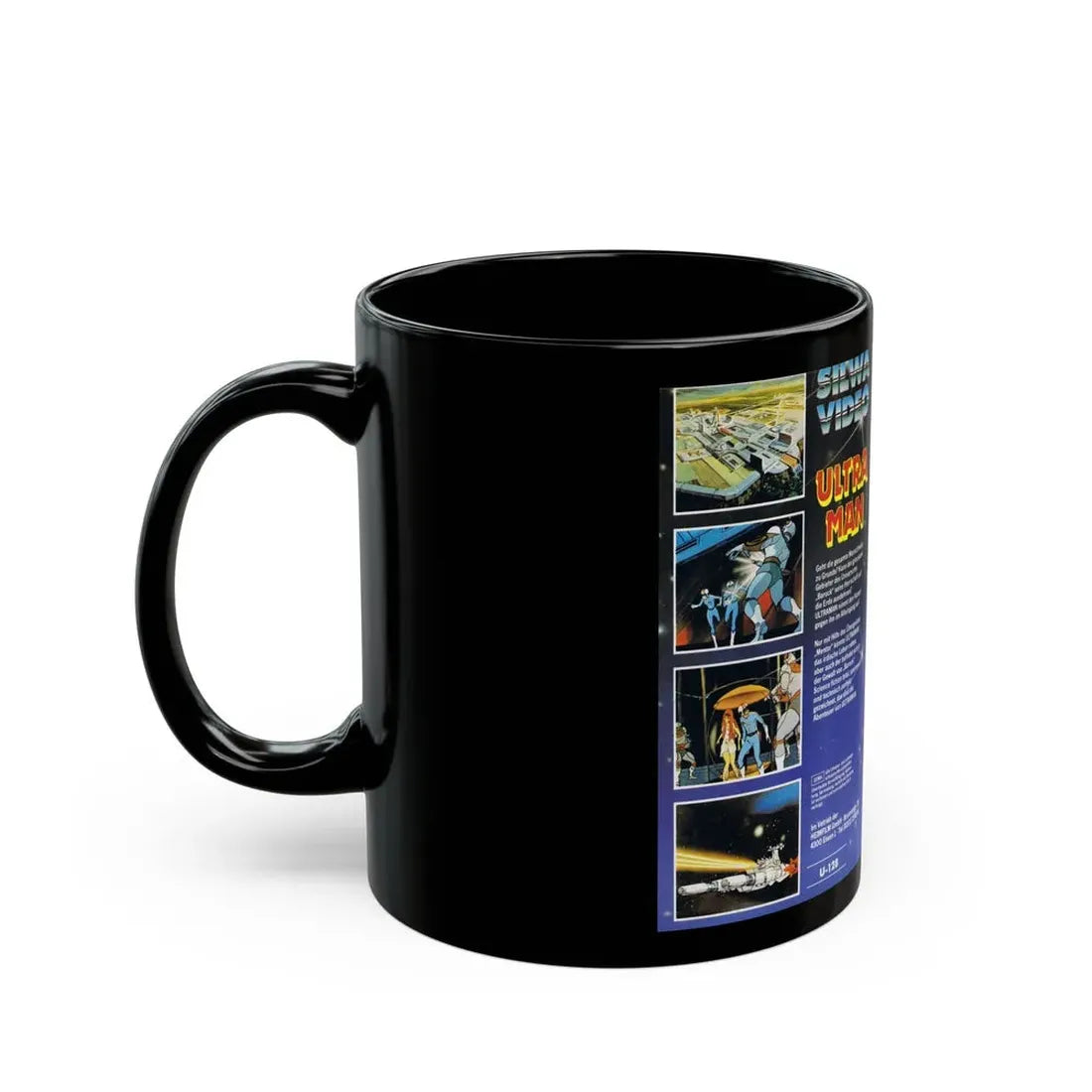 ULTRA MAN (VHS COVER) - Black Coffee Mug - Go Mug Yourself