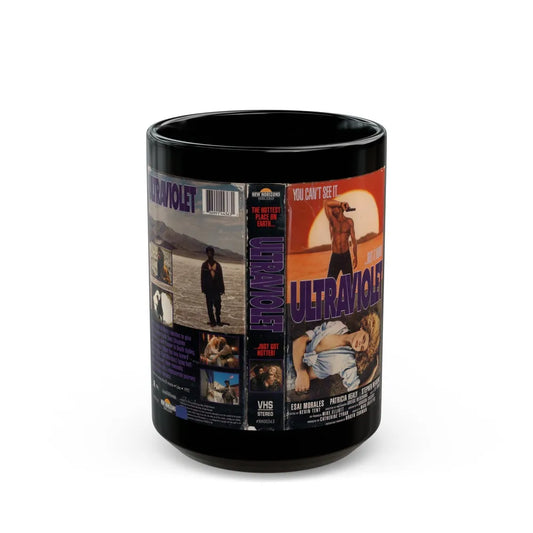 ULTRAVIOLET (VHS COVER) - Black Coffee Mug-15oz-Go Mug Yourself