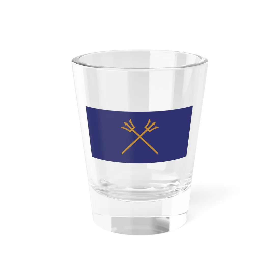 Uluslararası Bogazlar Komisyonu bayragı (Turkey) Shot Glass 1.5oz 1.5oz - Go Mug Yourself