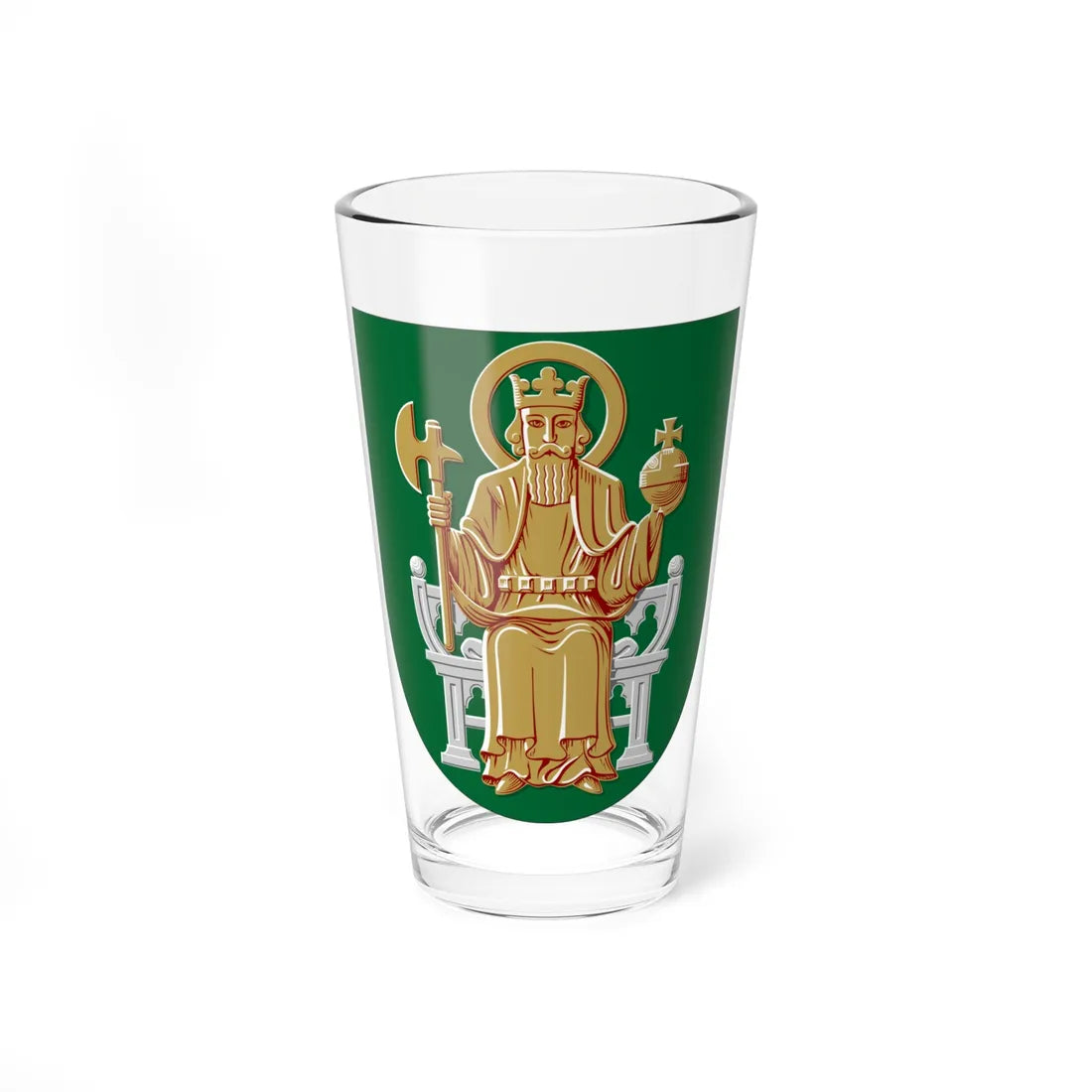 Ulvila.vaakuna (Finland) (Coat of Arms) Pint Glass 16oz 16oz - Go Mug Yourself