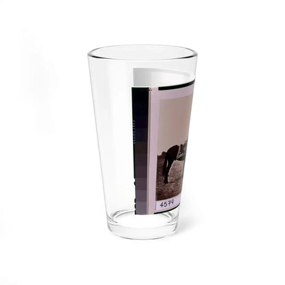 Ulysses S. Grant, Full-Length Portrait, Facing Left, Standing Alongside His War Horse,  Cincinnati (U.S. Civil War) Pint Glass 16oz - Go Mug Yourself