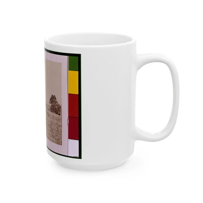 Ulysses S. Grant, Full-Length Portrait, Facing Left, Standing Alongside His War Horse, Cincinnati (U.S. Civil War) White Coffee Mug-Go Mug Yourself