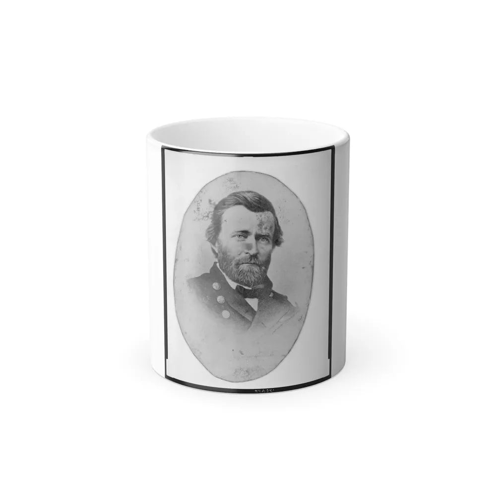 Ulysses S. Grant, in Uniform, Head-and-Shoulders Portrait, Facing Front (U.S. Civil War) Color Changing Coffee Mug 11oz-11oz-Go Mug Yourself