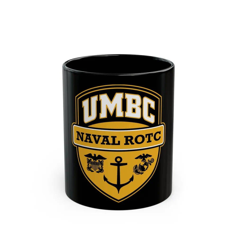 UMBC Naval ROTC (U.S. Navy) Black Coffee Mug-11oz-Go Mug Yourself