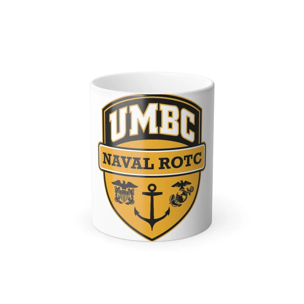 UMBC Naval ROTC (U.S. Navy) Color Changing Mug 11oz-11oz-Go Mug Yourself